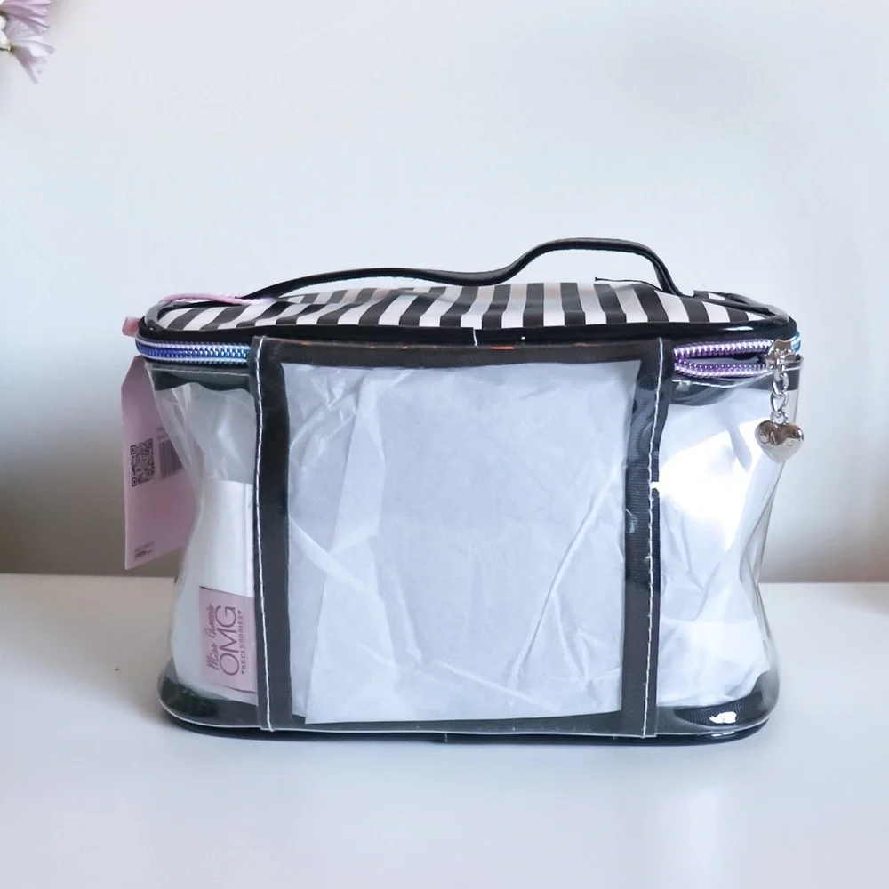 OMG Accessories Travel Clear Glam Makeup Bag - Picture 5 of 7